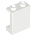 Lego Used - Panel 1 x 2 x 2 with Side Supports - Hollow Studs~ [White]