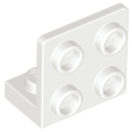 Lego NEW - Bracket 1 x 2 - 2 x 2 Inverted~ [White]