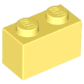 Lego NEW - Brick 1 x 2~ [Bright Light Yellow]