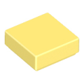 Lego NEW - Tile 1 x 1 with Groove~ [Bright Light Yellow]