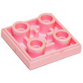 Lego NEW - Tile Modified 2 x 2 Inverted~ [Bright Pink]