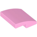 Lego NEW - Slope Curved 2 x 2 x 2/3~ [Bright Pink]