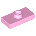 Lego NEW - Plate Modified 1 x 2 with 1 Stud with Groove and Bottom Stud Holder (Jump~ [Bright Pink]