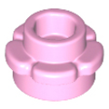 Lego NEW - Plate Round 1 x 1 with Flower Edge (5 Petals)~ [Bright Pink]
