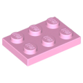 Lego NEW - Plate 2 x 3~ [Bright Pink]