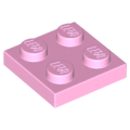 Lego NEW - Plate 2 x 2~ [Bright Pink]