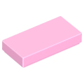 Lego NEW - Tile 1 x 2~ [Bright Pink]