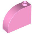 Lego NEW - Slope Curved 3 x 1 x 2 with Hollow Stud~ [Bright Pink]