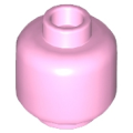 Lego NEW - Minifigure Head (Plain) - Hollow Stud~ [Bright Pink]