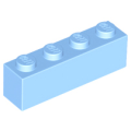 Lego NEW - Brick 1 x 4~ [Bright Light Blue]