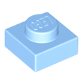 Lego NEW - Plate 1 x 1~ [Bright Light Blue]