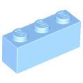Lego NEW - Brick 1 x 3~ [Bright Light Blue]