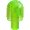 Lego NEW - Bar with Light Bulb Cover (Bionicle Barraki Eye)~ [Trans-Bright Green]
