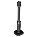 Lego NEW - Support 2 x 2 x 7 Lamp Post 4 Base Flutes~ [Black]