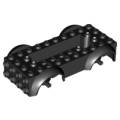 Lego Used - Vehicle Base 5 x 10 x 2 1/2 with Mudguards and 6 x 2 Recessed Center with 3 Ho~ [Black]