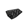 Lego NEW - Wedge 4 x 4 Triple Inverted with Connections between 4 Studs~ [Black]