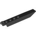 Lego NEW - Hinge Plate 1 x 8 with Angled Side Extensions Squared Plate Underside~ [Black]