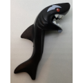 Lego Used - Minifigure Headgear Head Cover Costume Shark Head Tail and Fin with RedEyes W~ [Black]