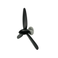 Lego Used - Technic Propeller 3 Blade with 24t Gear~ [Black]
