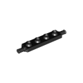 Lego NEW - Plate Modified 1 x 4 with Wheels Holder~ [Black]
