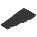 Lego NEW - Wedge Plate 12 x 6 Left~ [Black]