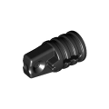 Lego NEW - Hinge Cylinder 1 x 2 Locking with 1 Finger and Axle Hole on Ends with Slots~ [Black]