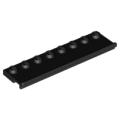 Lego Used - Plate Modified 2 x 8 with Door Rail~ [Black]