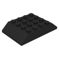 Lego NEW - Slope 45 6 x 4 Double~ [Black]