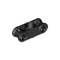 Lego Used - Technic Axle and Pin Connector Perpendicular 3L with Center Pin Hole~ [Black]