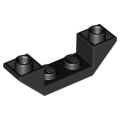 Lego NEW - Slope Inverted 45 4 x 1 Double~ [Black]