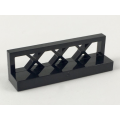 Lego NEW - Fence 1 x 4 x 1 Lattice~ [Black]