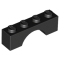 Lego NEW - Arch 1 x 4~ [Black]