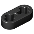 Lego Used - Technic Liftarm Thin 1 x 2 - Axle Holes~ [Black]