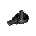 Lego Used - Technic Rotation Joint Ball Loop with 2 Perpendicular Pins with Friction~ [Black]