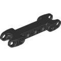 Lego Used - Technic Axle and Pin Connector 2 x 7 with 2 Ball Joint Sockets Rounded Ends~ [Black]