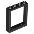Lego NEW - Door Frame 1 x 4 x 4 Lift~ [Black]