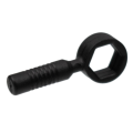 Lego Used - Minifigure Utensil Tool Box Wrench - 6-Rib Handle~ [Black]