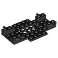 Lego NEW - Vehicle Base 6 x 10 x 1 with 2 x 4 Recessed Center and 2 Holes~ [Black]