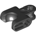 Lego NEW - Technic Axle Connector 2 x 3 with Ball Joint Socket - Closed Sides Straight For~ [Black]