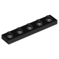 Lego NEW - Plate 1 x 5~ [Black]