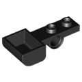 Lego NEW - Plate Modified 1 x 2 with Pin Hole and Bucket (Catapult)~ [Black]