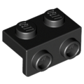 Lego NEW - Bracket 1 x 2 - 1 x 2~ [Black]
