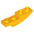Lego NEW - Slope Curved 4 x 1 Inverted~ [Bright Light Orange]