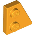 Lego NEW - Wedge Plate 2 x 2 Right~ [Bright Light Orange]