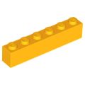 Lego NEW - Brick 1 x 6~ [Bright Light Orange]
