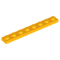 Lego NEW - Plate 1 x 8~ [Bright Light Orange]