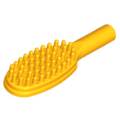 Lego Used - Minifigure Utensil Hairbrush - 10mm Handle~ [Bright Light Orange]