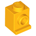 Lego Used - Brick Modified 1 x 1 with Headlight~ [Bright Light Orange]