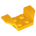 Lego NEW - Vehicle Mudguard 2 x 4 with Flared Wings~ [Bright Light Orange]