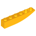 Lego NEW - Slope Curved 6 x 1 Inverted~ [Bright Light Orange]